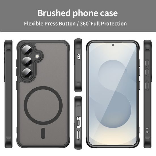 Techsuit HaloFrost II MagSafe, Samsung Galaxy S25 FE, μαύρο