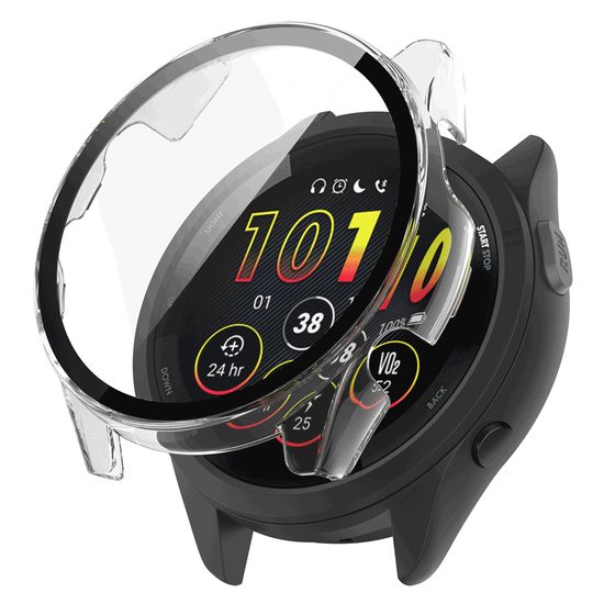 Etui JP Watch, Garmin Forerunner 165 / Forerunner 165 Music, przezroczyste