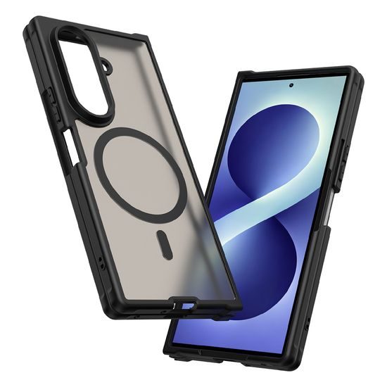 Techsuit HaloFrost II MagSafe Schutzhülle für Samsung Galaxy Z Fold8 Ultra - Magnetische Handyhülle mit Stoßschutz - Schwarz