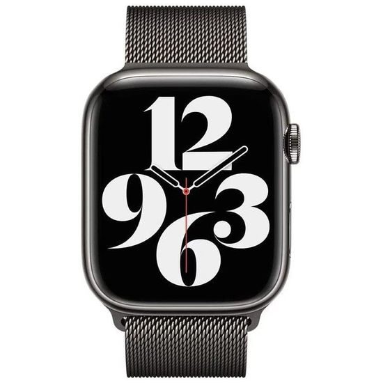 Magnetic Strap Armband für Apple Watch 7 (41mm), dunkelgrün