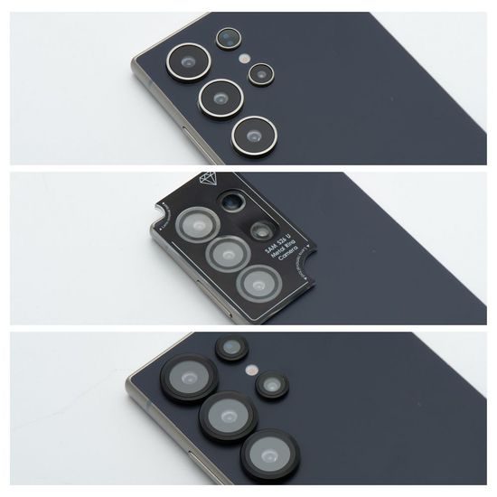 BlueStar Easy Install sticlă pentru cameră foto, Samsung Galaxy S24 FE, negru