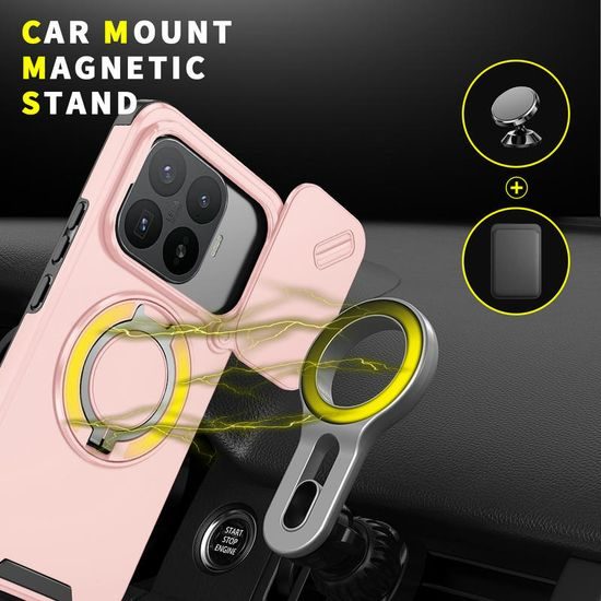 Θήκη Camslide Stand, Xiaomi 17T Pro, ροζ