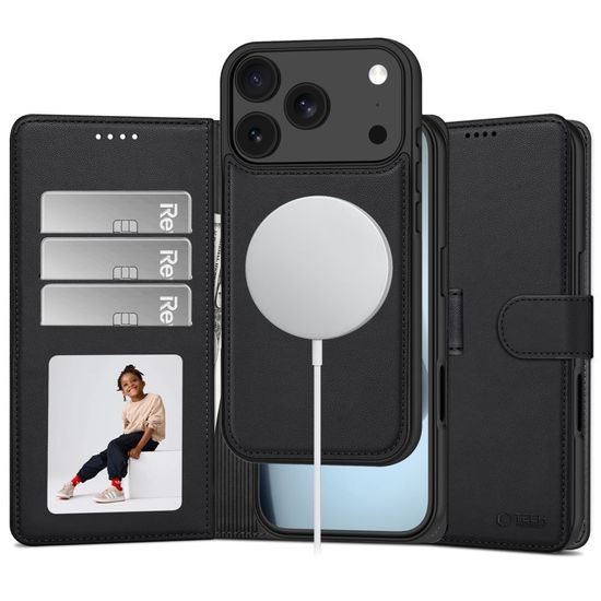 Tech-Protect Wallet MagSafe rahakottümbris iPhone 17 Pro Max / 18 Pro Max – must