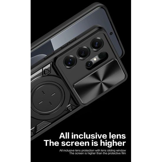 Θήκη Camshield Ring, Samsung Galaxy S26 Ultra, μαύρη