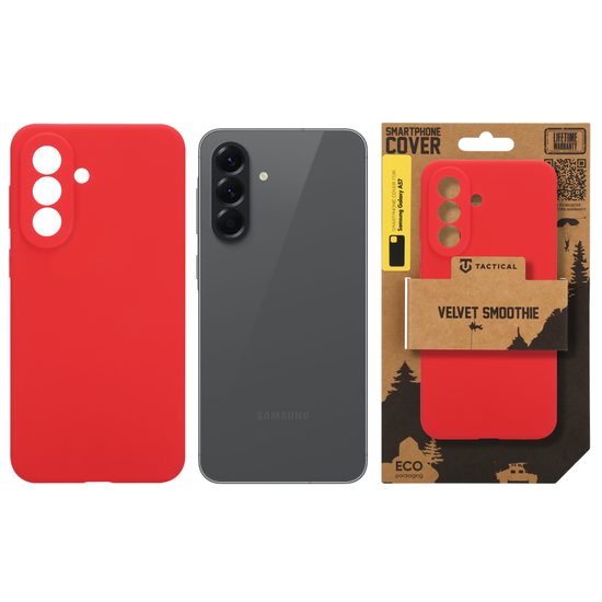 Tactical Velvet Smoothie maska, Samsung Galaxy A57, crvena