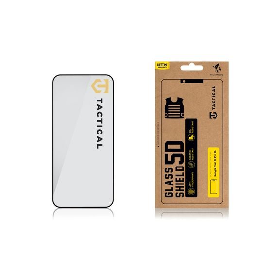 Tactical Glass Shield 5D γυαλί για Google Pixel 10 / 10 Pro, μαύρο