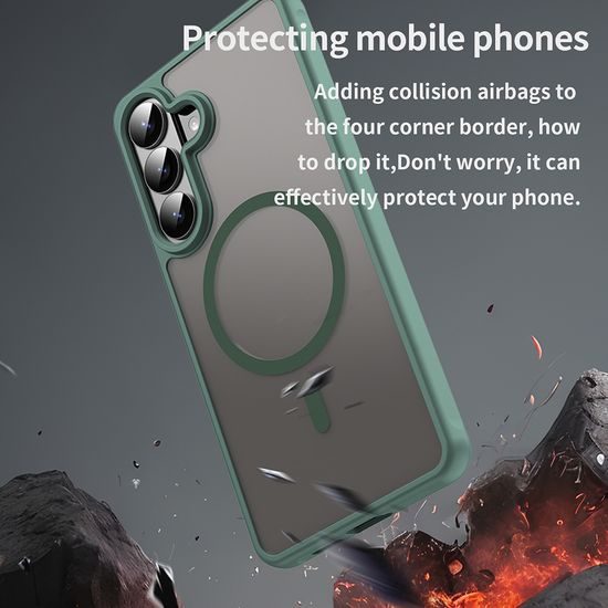 Techsuit HaloFrost II MagSafe, Samsung Galaxy S26 Plus, πράσινο