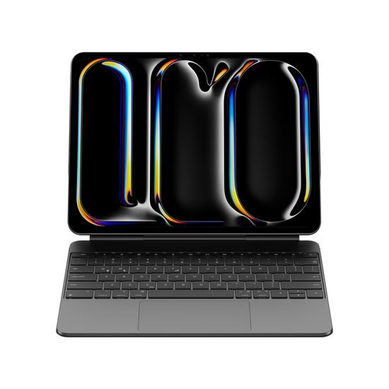 JP Magnetic Keyboard MK09 Aluminium θήκη tablet, iPad Pro 13 2024 / 2025, μαύρη