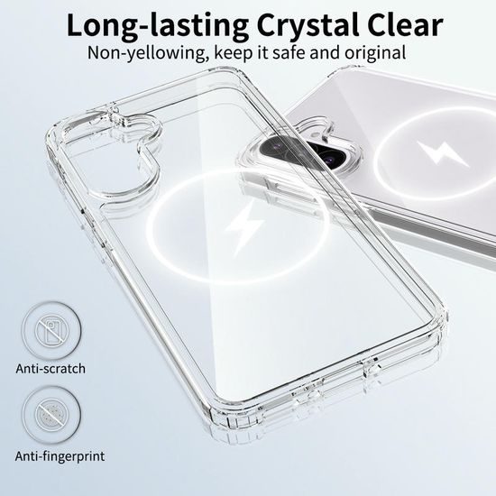 Διάφανη θήκη Magsafe, Samsung Galaxy A56, διαφανής