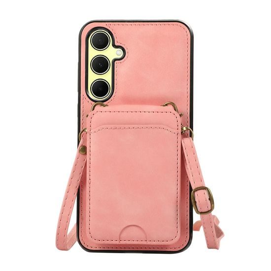 Crossbody θήκη, Samsung Galaxy A26 5G / A17, ροζ