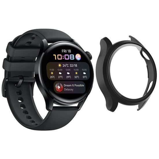 Futrola 2u1 sa staklom za Huawei Watch GT 2, 42 mm, crna