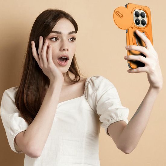 Camslide Stand maska, Xiaomi Redmi Note 15 Pro Plus 5G, narančasta