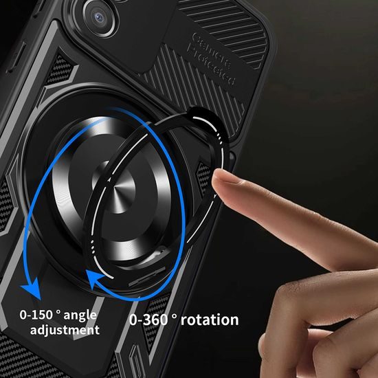 Techsuit RuggedCam, Xiaomi Redmi Note 15 Pro 5G, černý