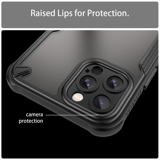 ArmorShield Hybrid Case, iPhone 12 Pro, μαύρο