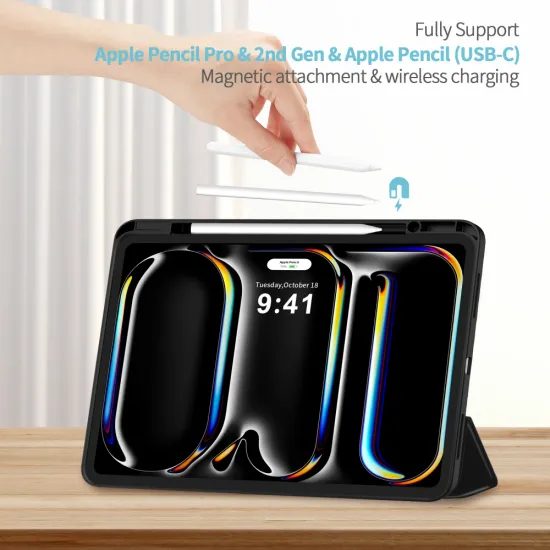 Θήκη Tech-Protect SC Pen για iPad Pro 11" 5 / 6 2024-2025, μαύρη