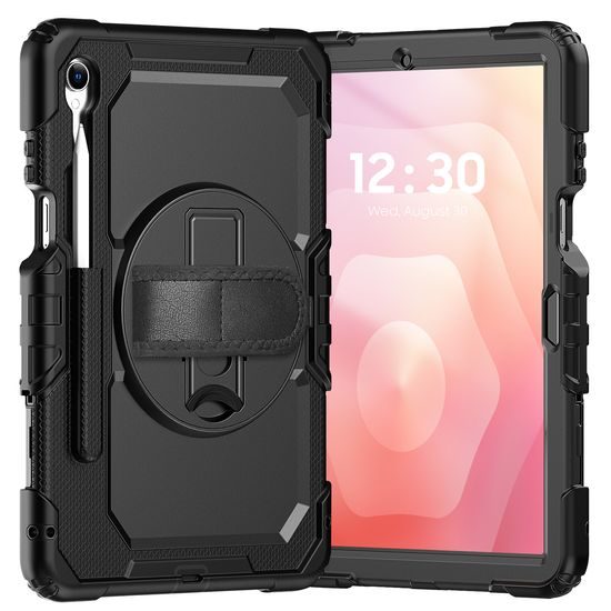 JP Solid360 θήκη για tablet, Samsung Tab S11, μαύρη