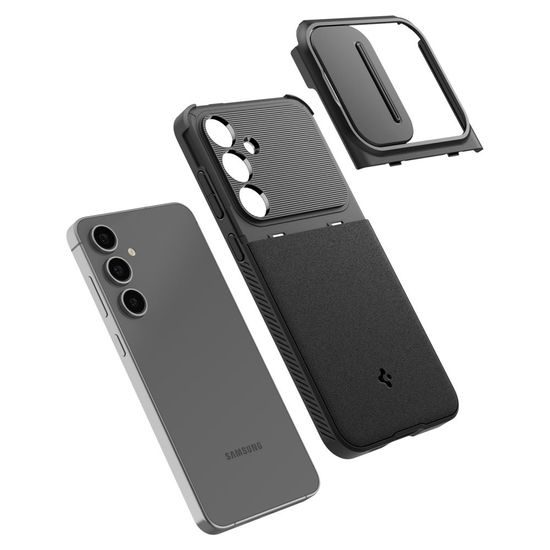 Spigen Optik Armor, Samsung Galaxy S24 FE, černý