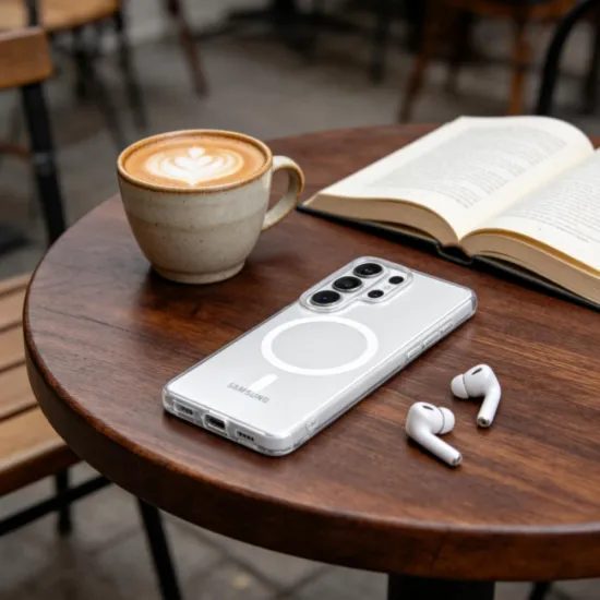 Tech-Protect MagSlim MagSafe, Samsung Galaxy S26 Ultra, λευκό ματ