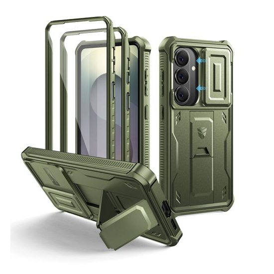 Custodia Dexnor 360 Kickstand Camprotector per Samsung Galaxy S26, verde