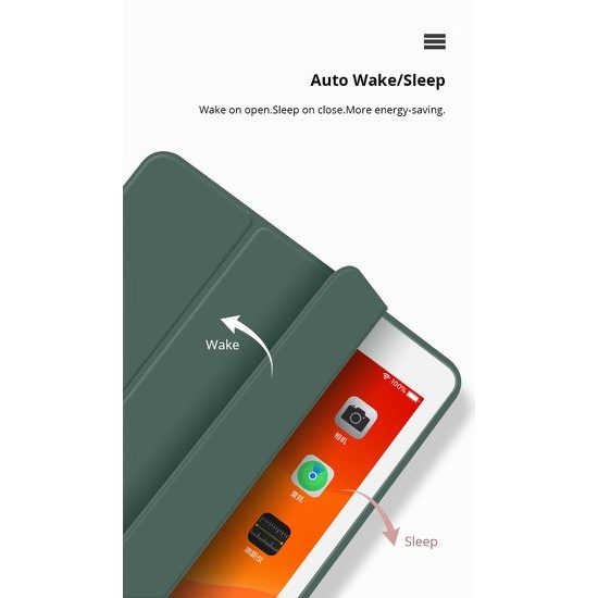 JP Smart case Pen pouzdro na tablet, iPad 10.2, 2019 / 2020 / 2021 (iPad 7 / 8 / 9), růžové