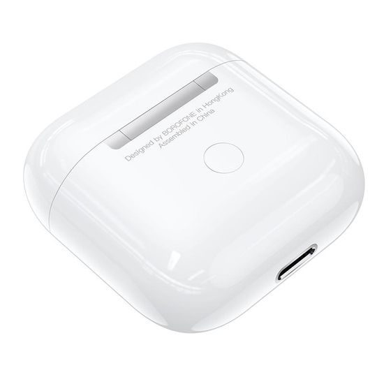 Borofone BW02 Plus Bluetooth slúchadlá TWS, biela