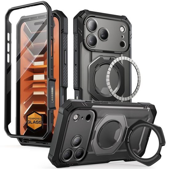 Supcase Grip Pro Mag MagSafe, iPhone 17 Pro / 18 Pro, černý