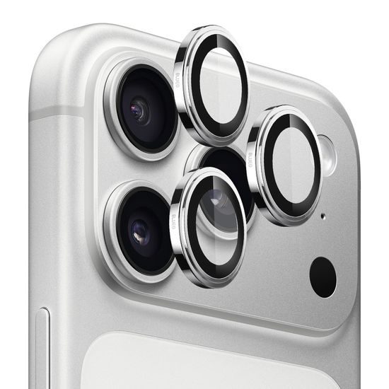 Blueo Sapphire Crystal Original προστατευτικό κρύσταλλο για φακό κάμερας, iPhone 17 Pro / 17 Pro Max, ασημί