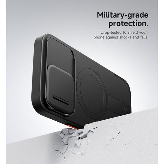 Suritch MagSafe Kickstand Camprotector калъф iPhone 14 Pro Max, черен