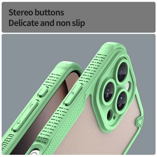 ArmorShield Hybrid Case, iPhone 16 Pro Max, πράσινο