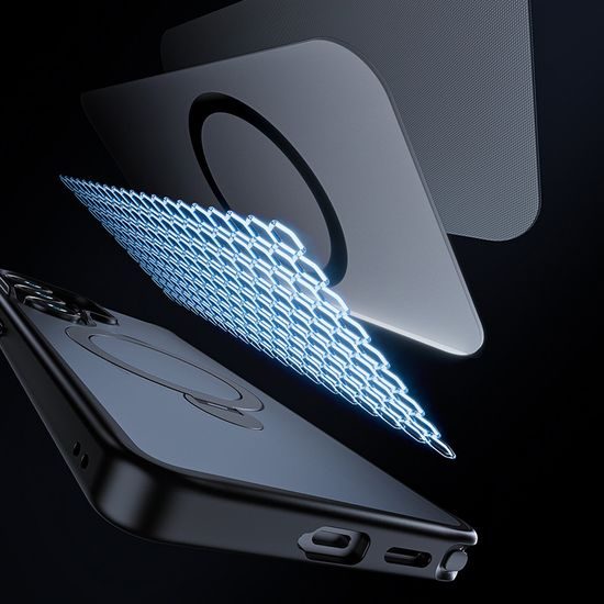 Benks Magnetic Mist custodia con supporto, Samsung Galaxy S26 Ultra, grigio