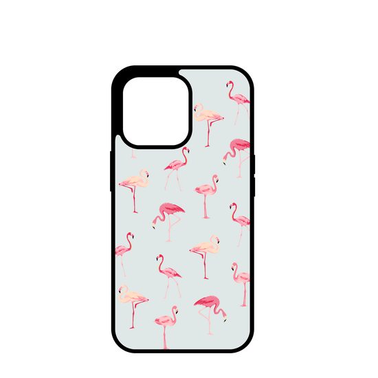 Momanio maska, iPhone 14 Pro, flamingosi