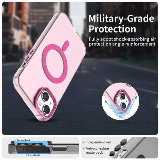 Techsuit CandyCase MagSafe, iPhone 13, rosa