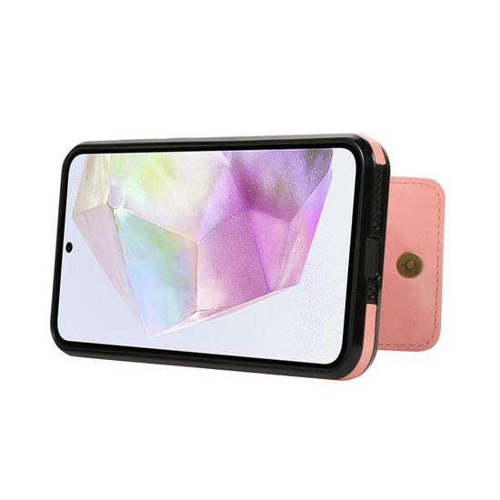 Θήκη Crossbody, Samsung Galaxy A56, ροζ