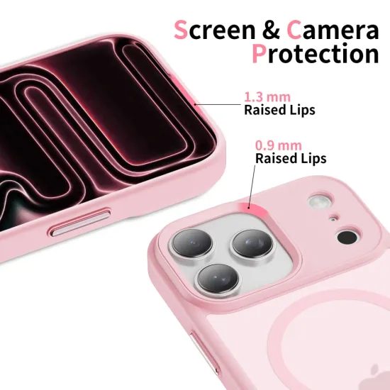 Tech-Protect MagMat MagSafe iPhone 17 Pro Max, ροζ ματ