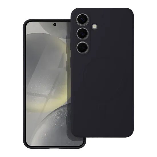 Obal Silicone Mag Cover, Samsung Galaxy A36, μαύρο