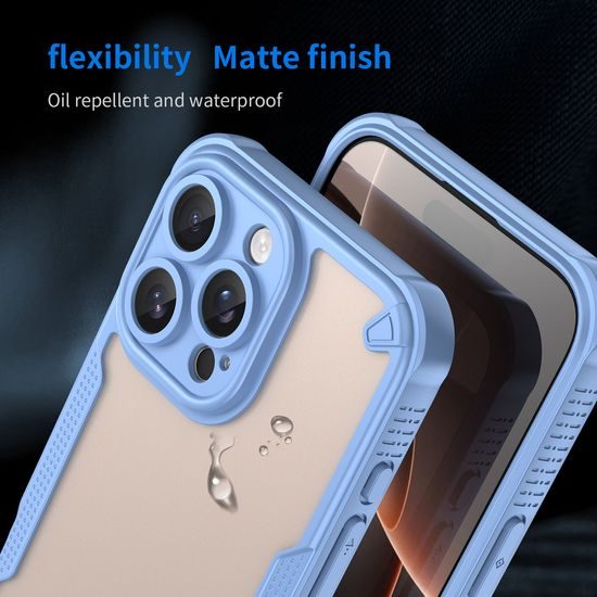 Υβριδική Θήκη ArmorShield, iPhone 16 Pro Max, μπλε