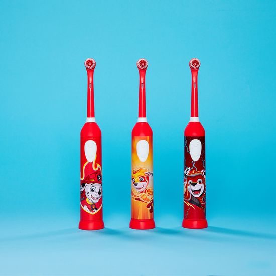 Ταλαντευόμενη οδοντόβουρτσα για παιδιά, Paw Patrol Cosmo, κόκκινη
