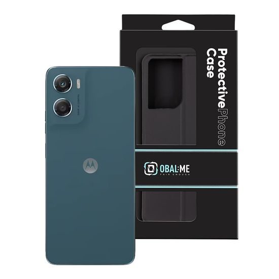 OBAL:ME SmoothTouch Θήκη για Motorola G06 / G06 Power, μαύρη