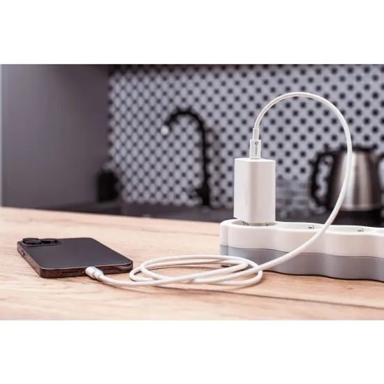 Forcell kabel USB-C - USB-C, QC4.0, 5A/20V, PD100W, C339, 2 m, bílý