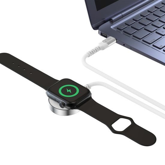 Tech-Protect UltraBoost MC01 Μαγνητικό Καλώδιο Φόρτισης για Apple Watch - USB-C, 1,2 μ, Λευκό