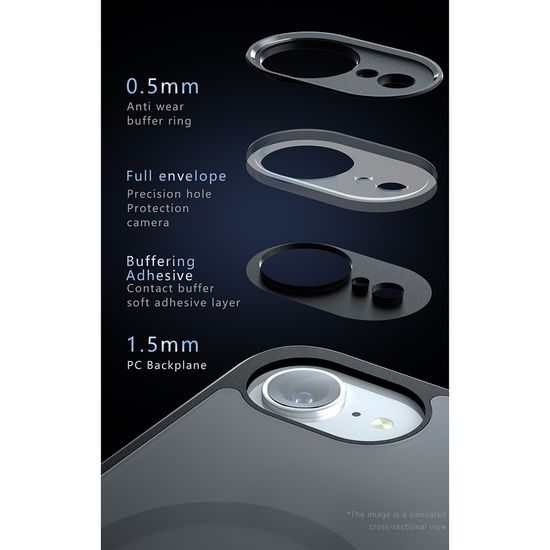 Techsuit PureFrost MagSafe, iPhone 17 Pro Max, ματ μαύρο