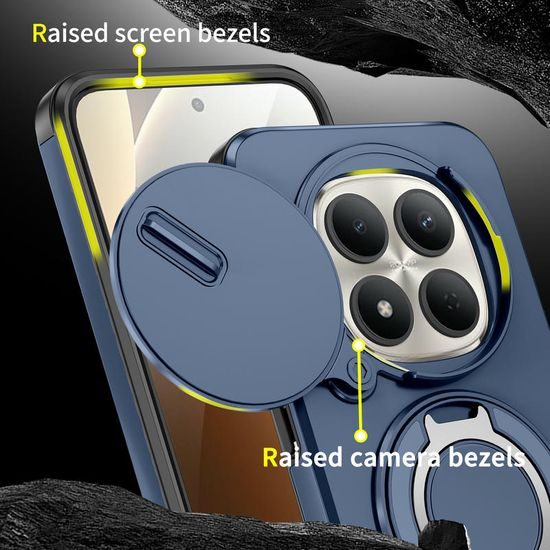 Camslide Stand maska, Xiaomi Redmi Note 15 Pro 5G, plava