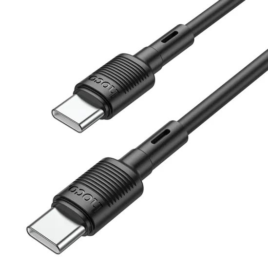 Hoco X83 USB-C – USB-C laidas, PD 3A 60W, 1 m – juodas