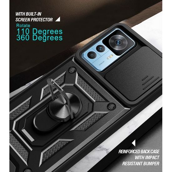 JP CamShield, Motorola Moto G22 4G / E32, μαύρο