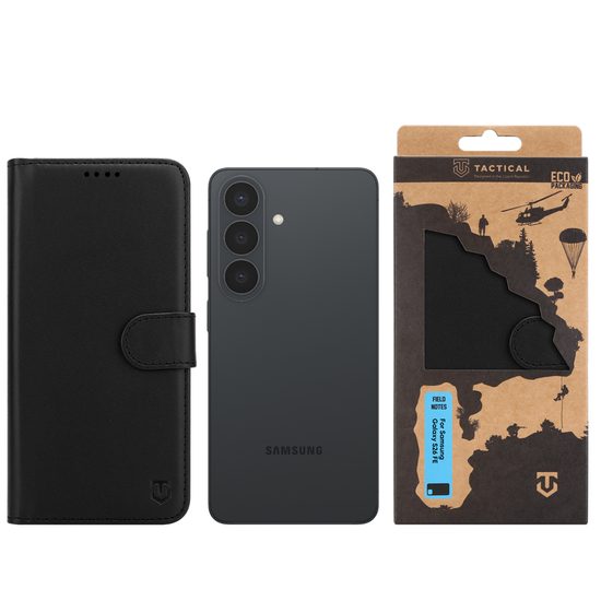 Tactical Field Notes puzdro, Samsung Galaxy S26 FE, čierne
