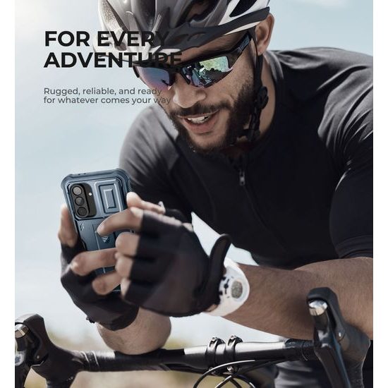 Dexnor 360 Kickstand Camprotector Θήκη Samsung Galaxy A56, Μπλε