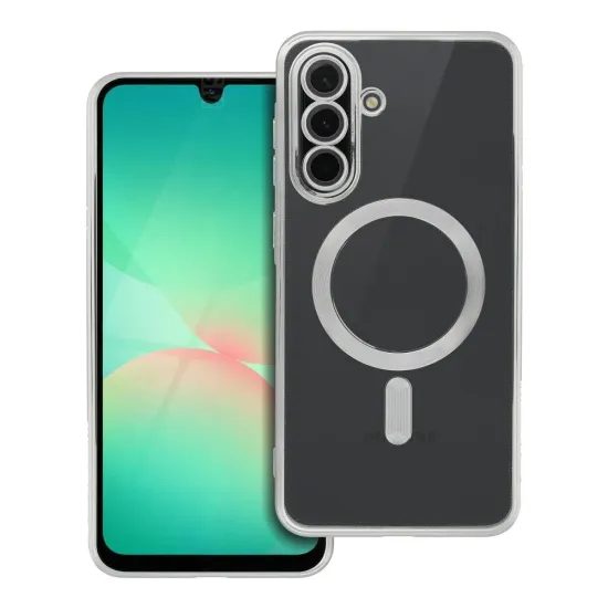 Electro Mag Cover με MagSafe, Samsung Galaxy A56, ασημί