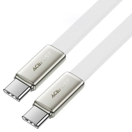 Acefast Kabel (C24-03) USB-C naar USB-C, 60W, 1,2m, Wit