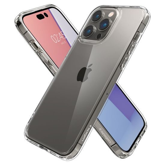 Spigen Ultra carcasă hibrid pentru mobil, iPhone 14 Pro Max, transparentă