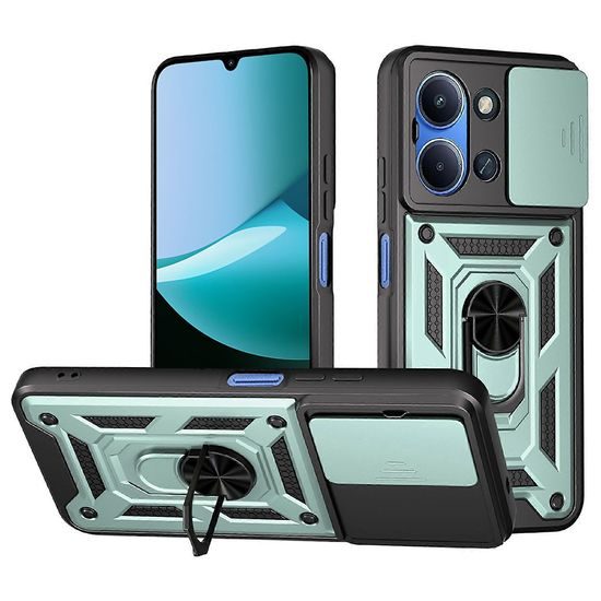 Techsuit CamShield, Xiaomi Redmi 15C 4G / 5G, πράσινο